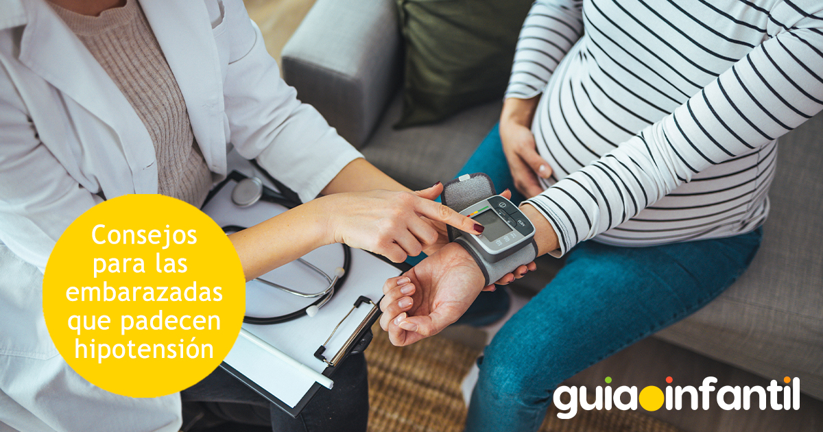 Consejos para las embarazadas con hipotensión