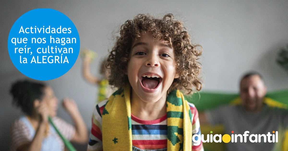 como fomentar la alegría en los niños
