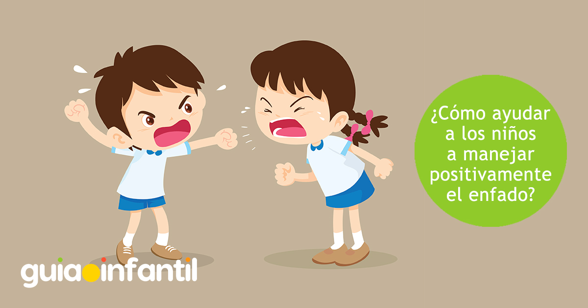 Manejar positivamente el enfado en los niños