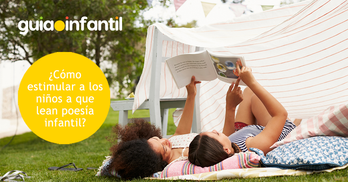Hacer que los niños lean poesía infantil