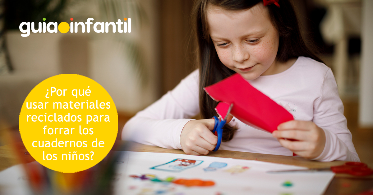 Usar material reciclado para los útiles