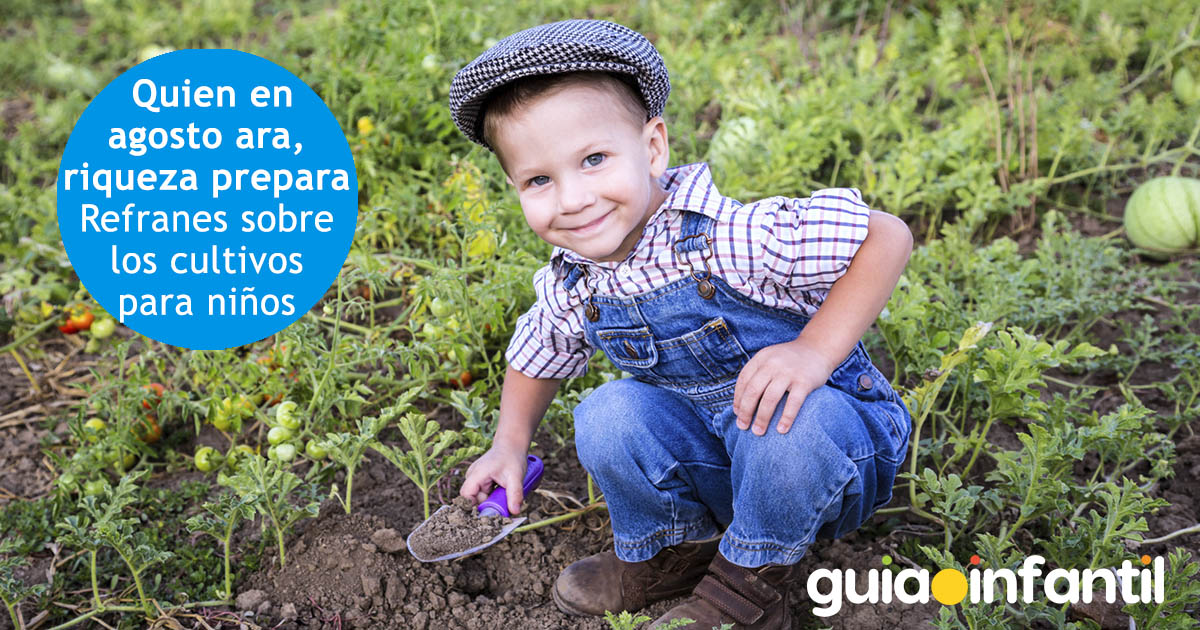 refranes sobre agricultura de agosto para niños