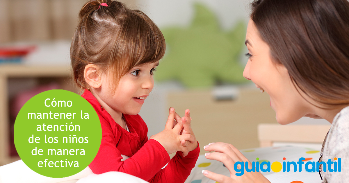 Mantener la atención de los niños