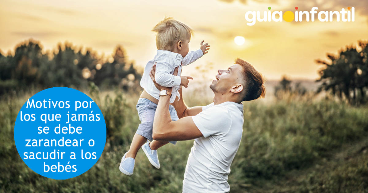 no se debe sacudir o zarandear al bebé