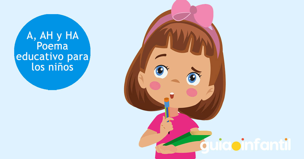 El poema de a, ha y ah para niños