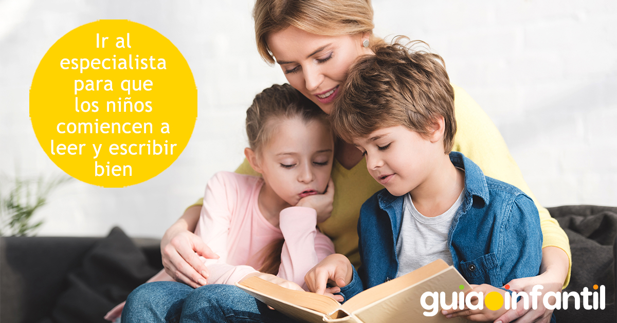 Ir al especialista para que los niños lean bien