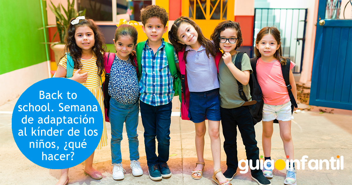 Semana de adaptación de los niños de kínder