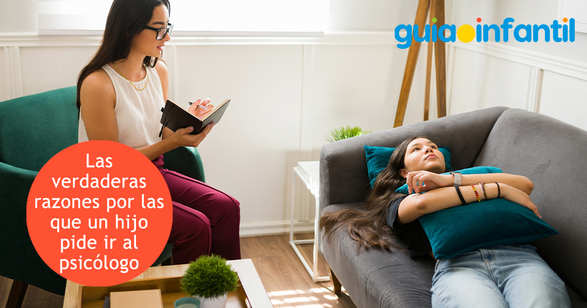 Razones para que un hijo pida ir al psicólogo