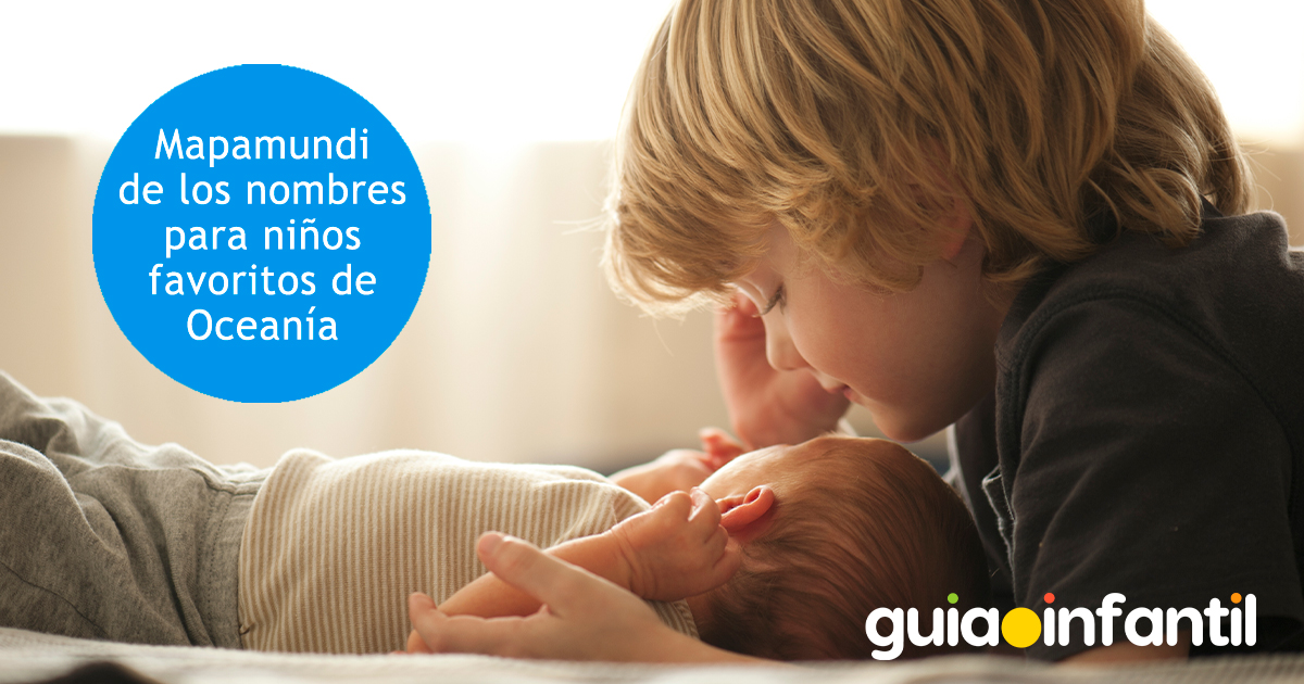 Mapamundi de nombres de Oceanía