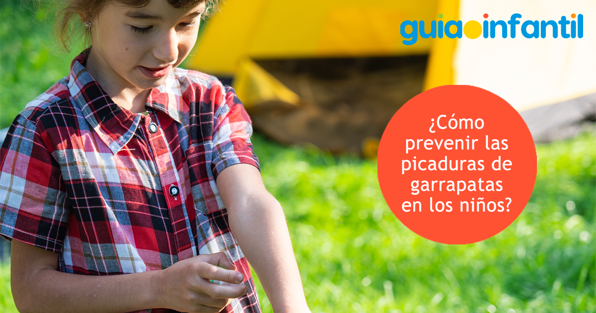 Prevenir las picaduras de garrapatas en niños
