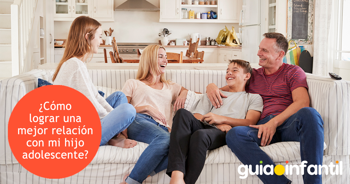 Una buena relación con los hijos adolescentes