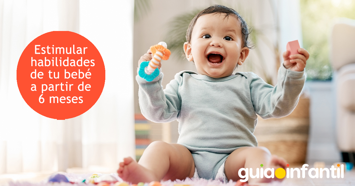 Estimular las habilidades de tu bebé con juegos caseros