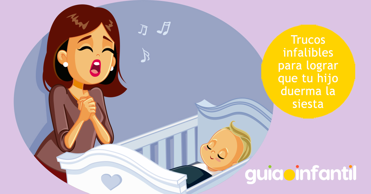Trucos para que el niño duerma la siesta