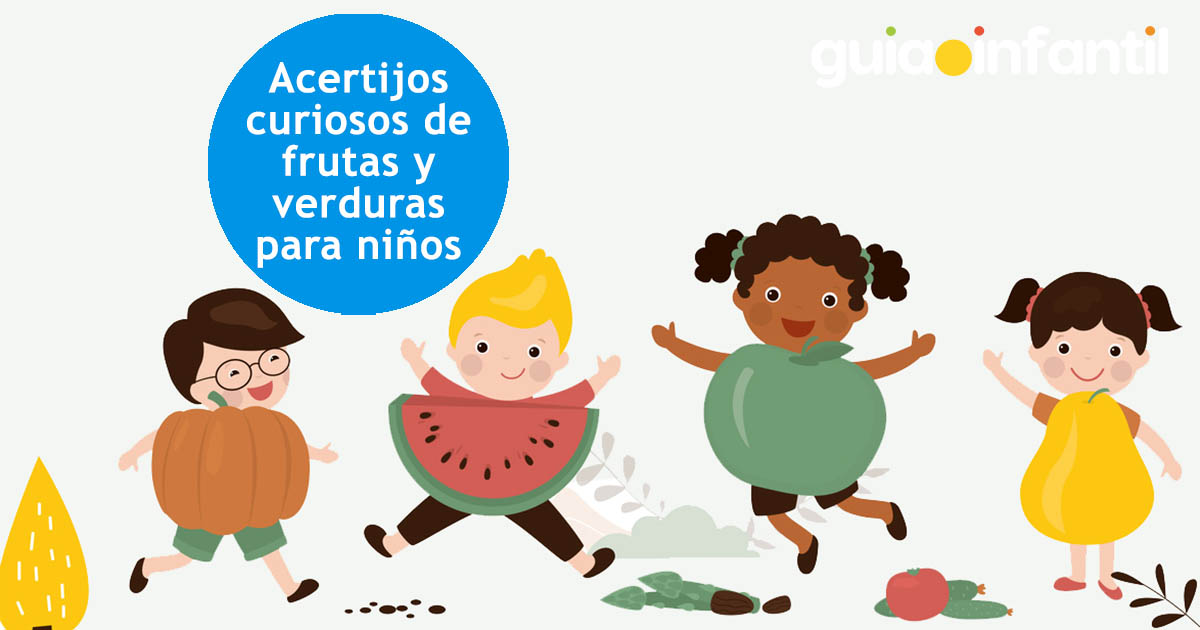 adivinanzas de frutas y verduras para niños