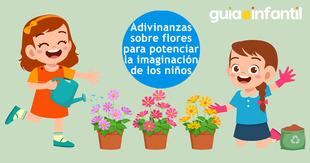 acertijos de flores para niños