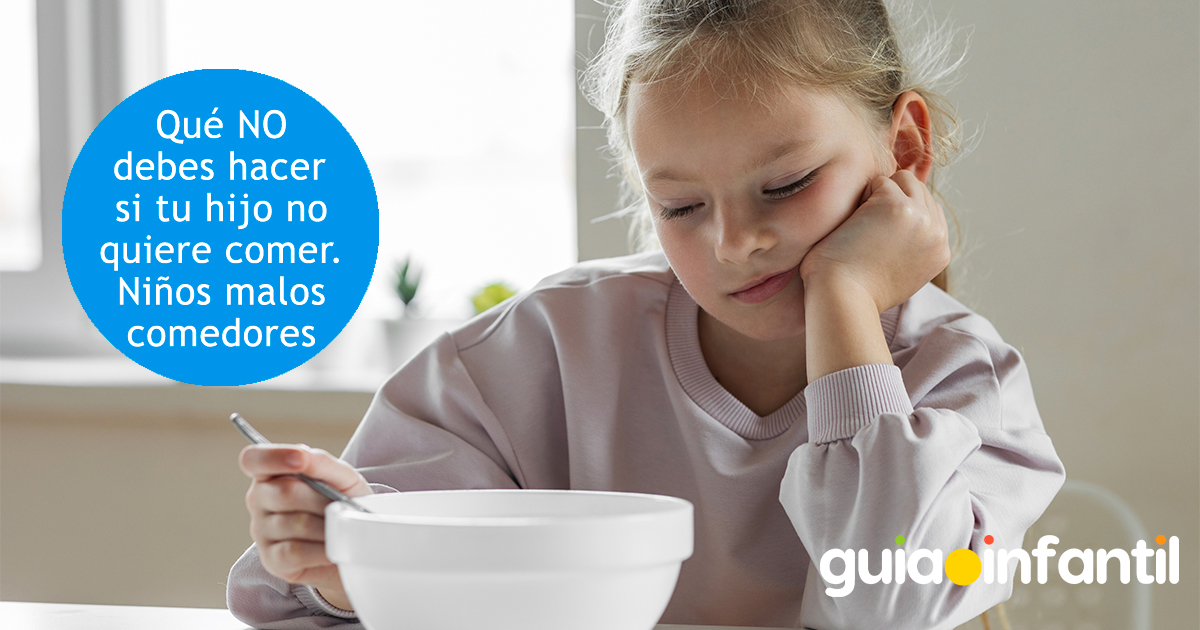 Niños que son malos comedores