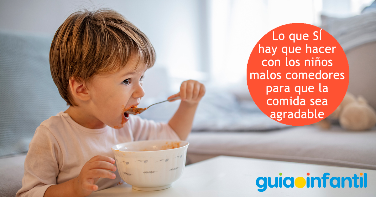 Qué hacer con niños malos comedores