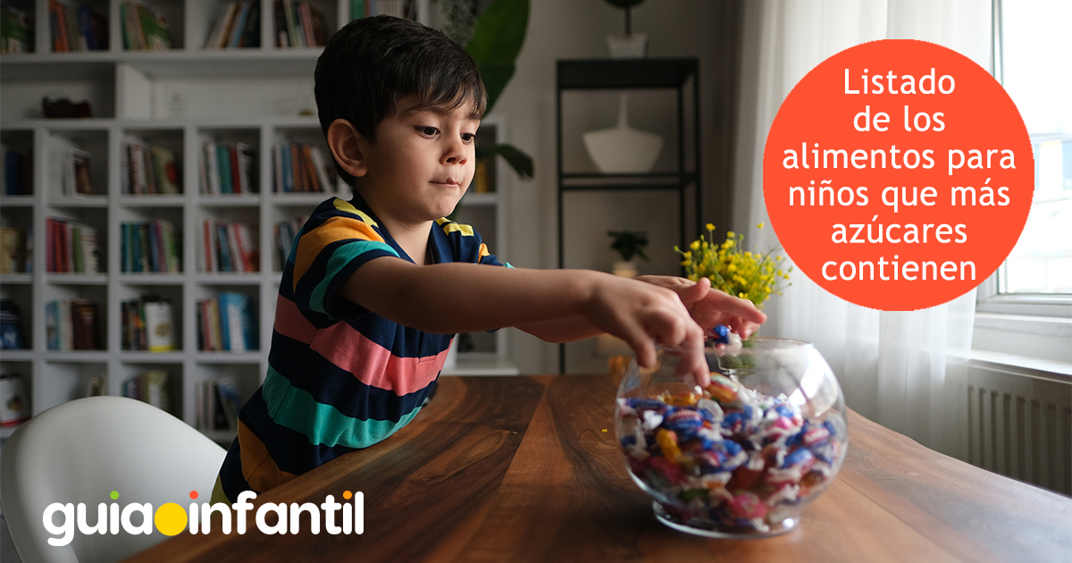 Listado de alimentos con mucha azúcar