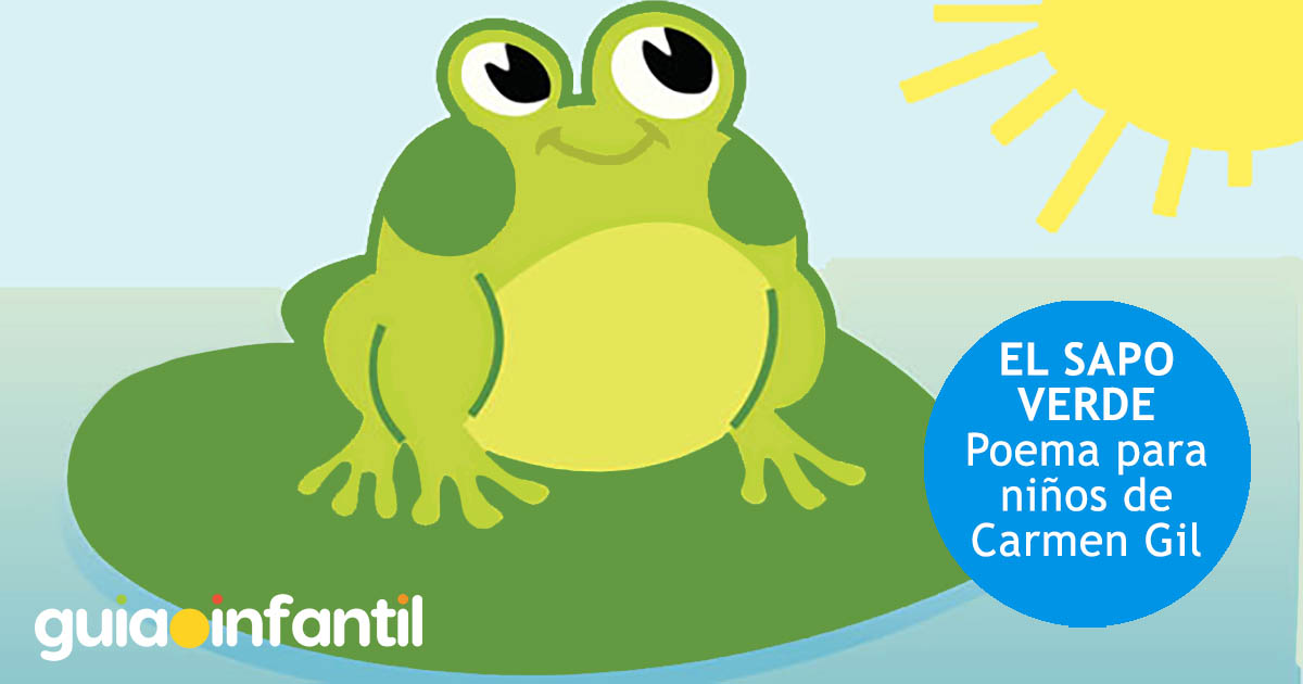 El sapo verde. Poema para niños