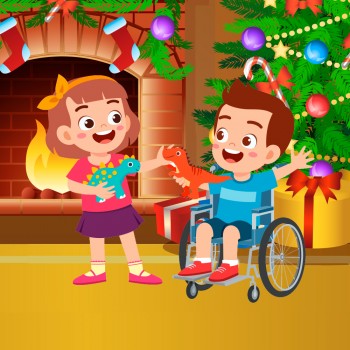 Pastorela de Navidad acerca de la discapacidad en 2 actos para niños