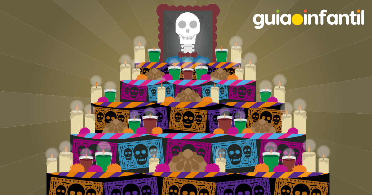 Altar de muertos para los niños