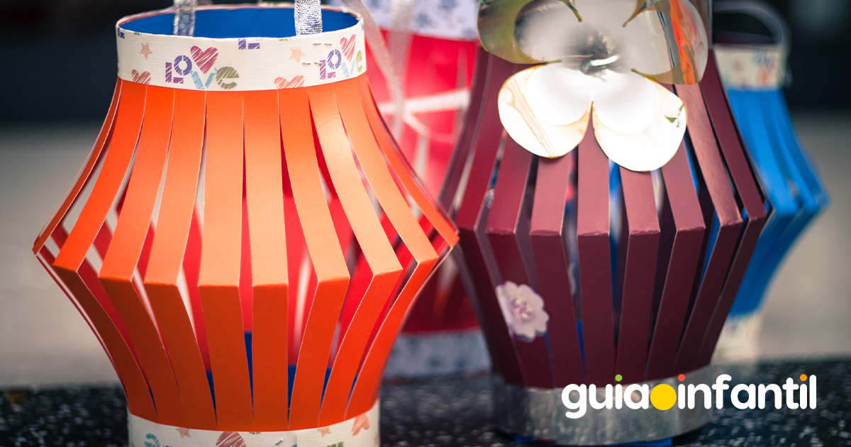 Manualidad de farolito para niños