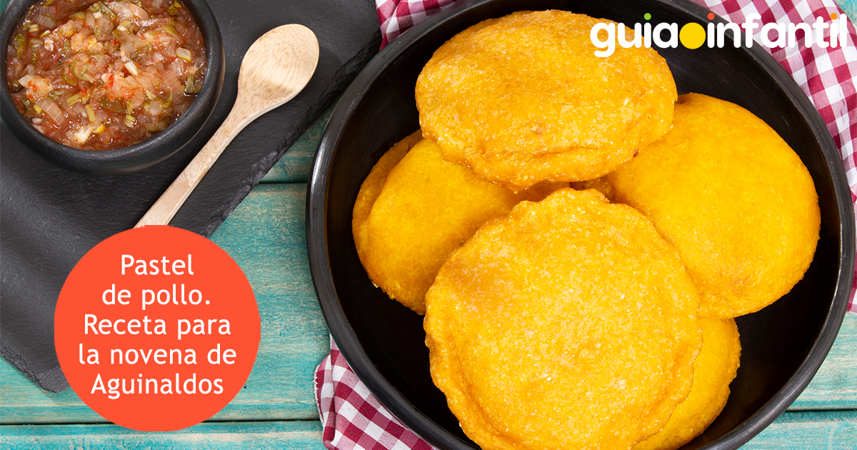 Pastel de pollo para la novena de aguinaldos