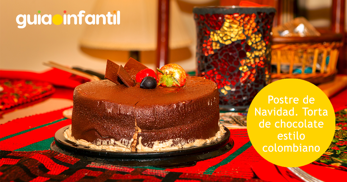 Torta de Navidad estilo colombiano