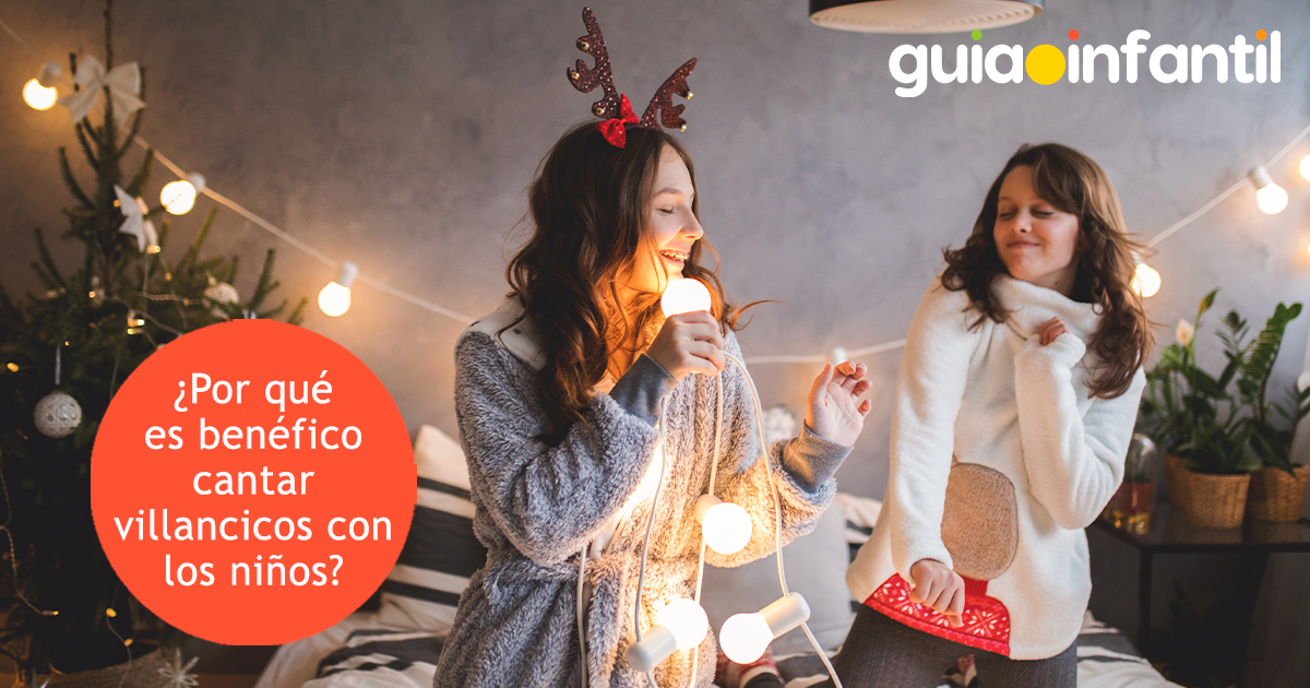 Beneficios de cantar villancicos con los niños