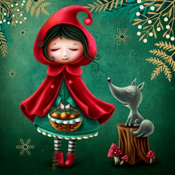 2 cuentos de Navidad sobre Caperucita Roja para sorprender a los niños