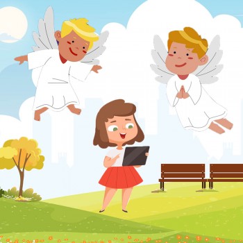 Destino el cielo. Cuento de ángeles para niños