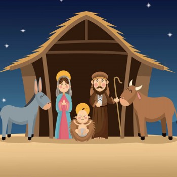 ¿Quién ha entrado en el portal de Belén? Poema de Navidad para niños