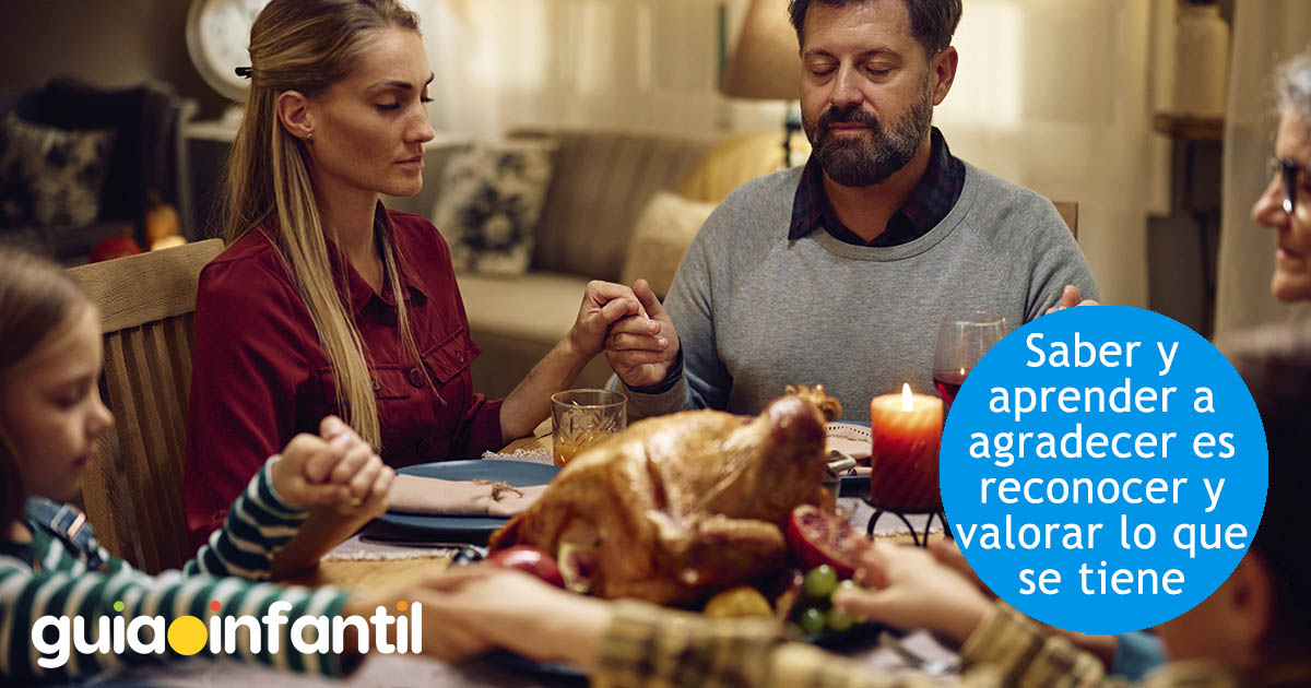 enseñar a agradecer a los niños