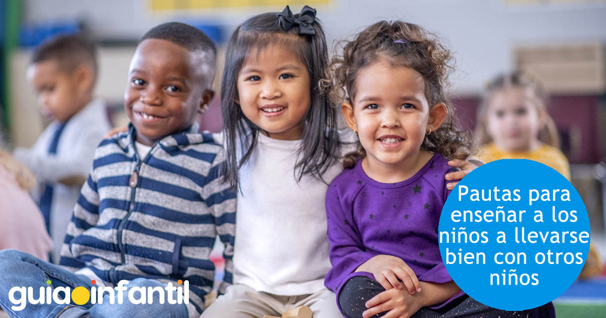 enseñar a los niños a llevarse bien con otros niños