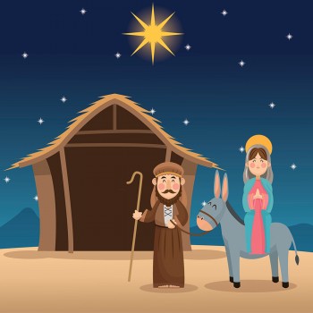 Cuento para explicar la letanía para pedir posada en Navidad a los niños