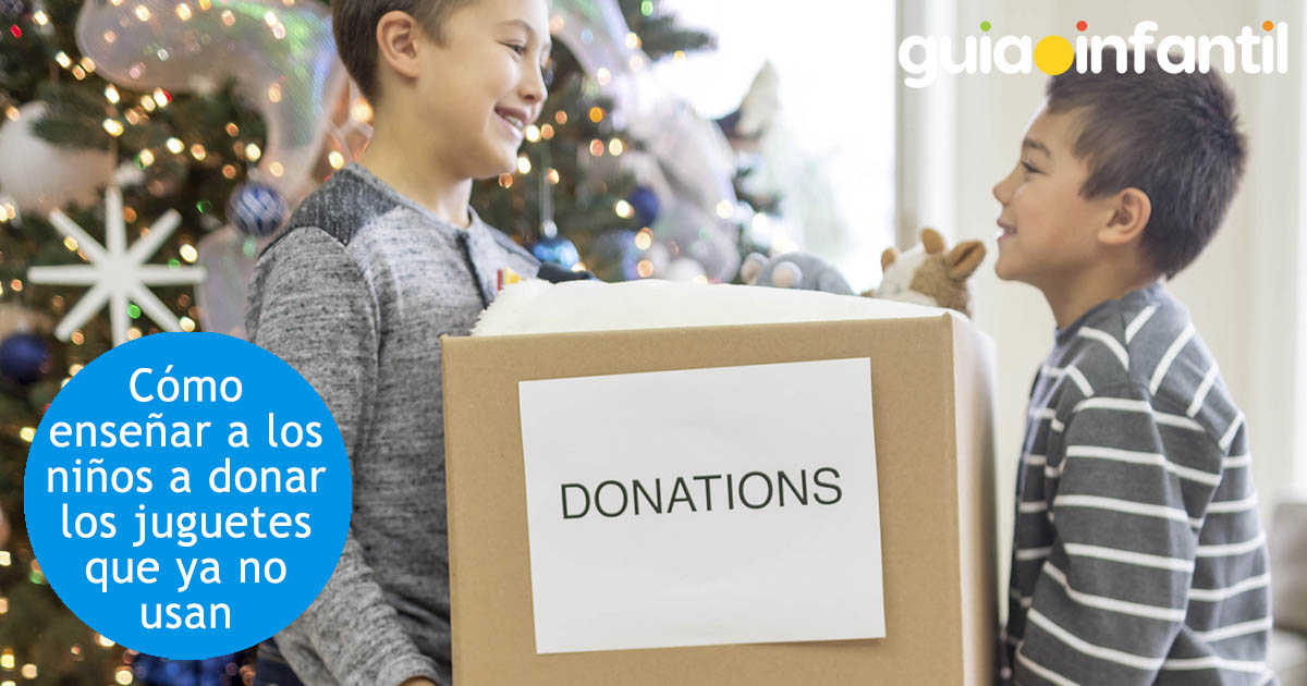 enseñar a donar a los niños