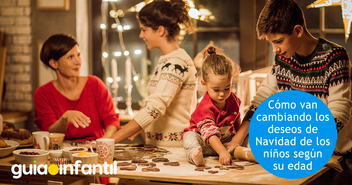 Deseos de Navidad de los niños según su edad