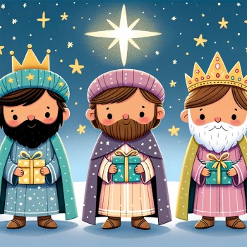 Cuento corto de los Tres Reyes Magos para que los niños se porten bien