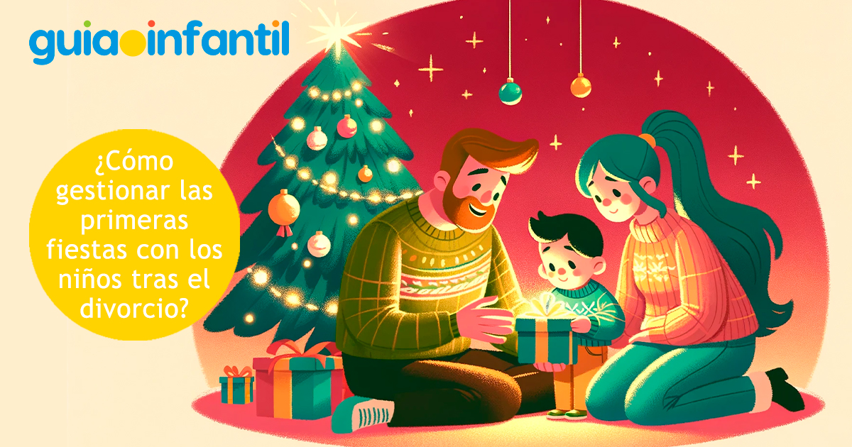Primeras fiestas tras divorcio con los niños