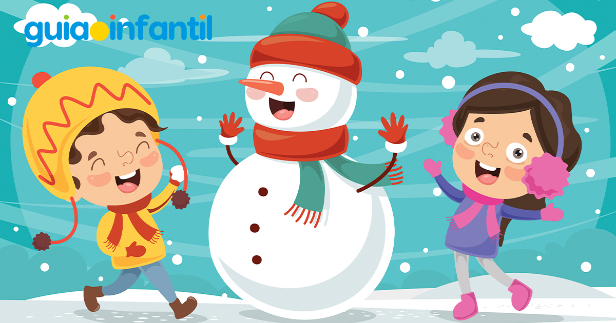 Obra para niños sobre muñeco de nieve