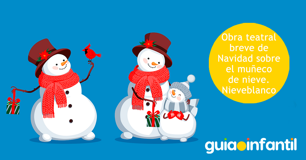 Obra teatral sobre el muñeco de nieve