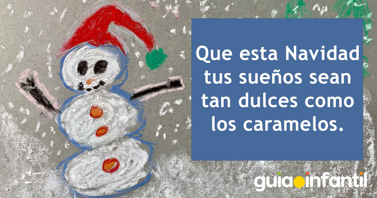 Linda postal de Navidad para niños