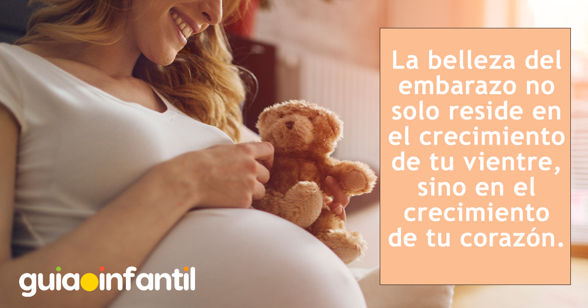 Frase sobre la belleza del embarazo