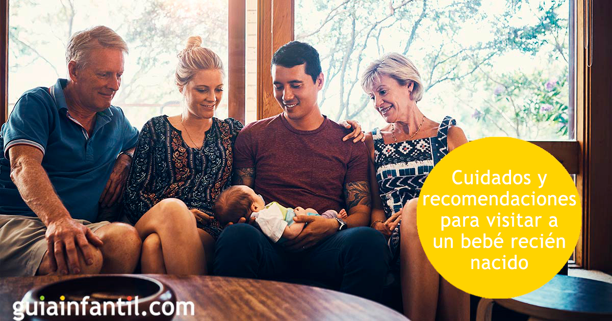 Consejos para visitar a un recién nacido