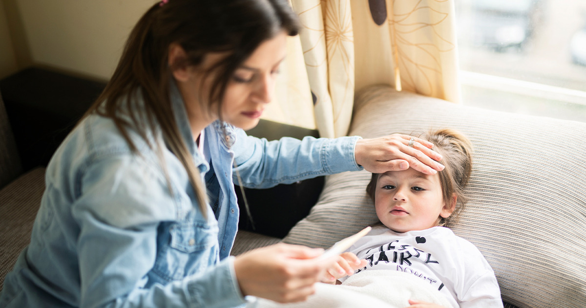 La fiebre en niños pequeños