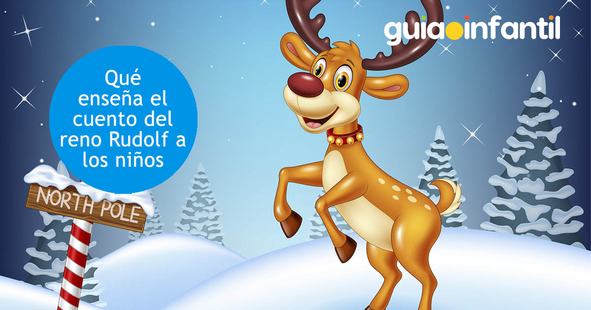 cuento del reno rudolf par aniños