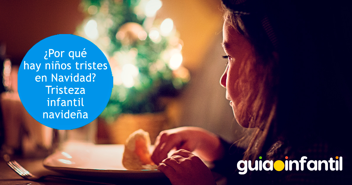 Niños deprimidos en Navidad