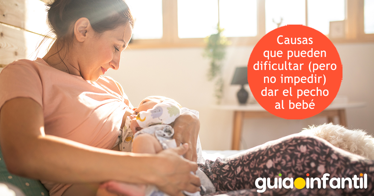 Causas para no dar pecho al bebé