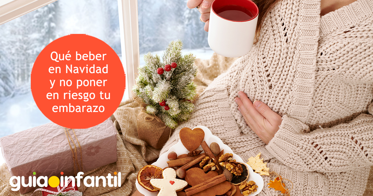 Bebidas seguras para el embarazo en Navidad