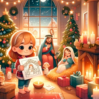 Cuento de Navidad sobre el Nacimiento del Niño Jesús - El mejor regalo